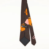 Back of Vintage 1980's Pierre Cardin Abstract Patterned Tie