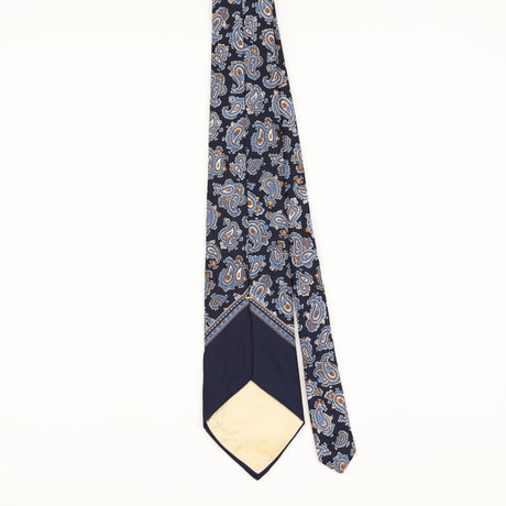 Back of Vintage 1970's Paisley Patterned Tie