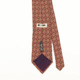 Back Detail of Vintage 1990's J.T. Beckett Geometric Patterned Tie