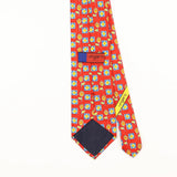 Back Detail of Vintage 1990's Geometric Patterned Tie
