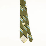 Back of Vintage 1980's Striped Patterned Tie