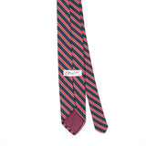 Back Back Detail of Vintage 1990's Striped Patterned Tie