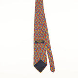 Back of Vintage 1990's Brooks Brothers Geometric Patterned Tie