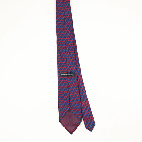 Back Back of Vintage 1990's Geometric Patterned Tie