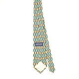 Back of Vintage 1990's Lands' End Geometric Patterned Tie