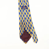 Back Detail of Vintage 1990's Puritan Geometric Patterned Tie