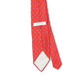 Back Back Detail of Vintage 1990's Christian Dior Polka Dot Patterned Tie