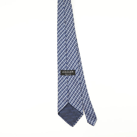 Back of Vintage 1990's Jaeger Geometric Patterned Tie