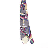 Back of Vintage 1990's Abstract Patterned Tie