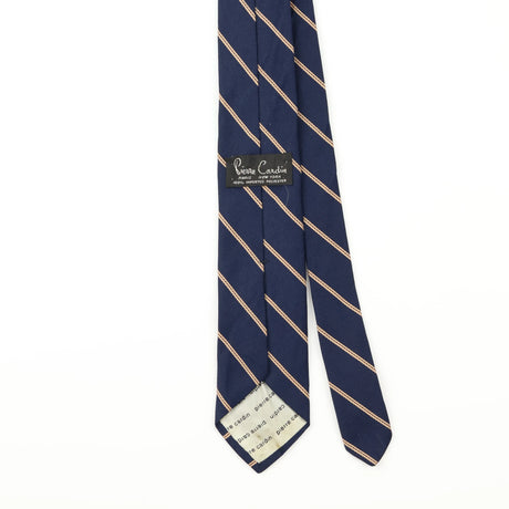 Back Detail of Vintage Pierre Cardin Striped Patterned Tie