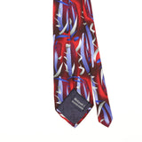 Back Detail of Vintage 1990's Jerry Garcia Wetlands Abstract Patterned Tie