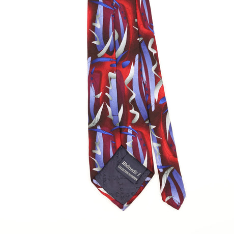 Back Detail of Vintage 1990's Jerry Garcia Wetlands Abstract Patterned Tie