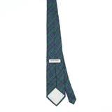 Back Back of Vintage 1990's Giorgio Armani Tartan Plaids & Checks Patterned Tie