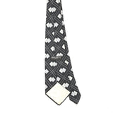 Back Back of Vintage 1980's Nina Ricci Geometric Patterned Tie