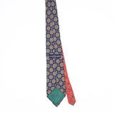 Back Back of Vintage 1990's Tommy Hilfiger Geometric Patterned Tie