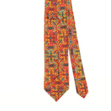 Back Detail of Vintage 1990's Abstract Patterned Tie