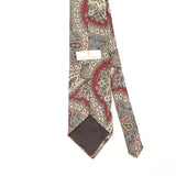 Back Detail of Vintage Bill Blass Paisley Patterned Tie