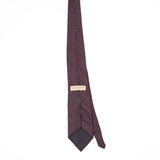 Back Back of Vintage 1980's Foulard Paisley Patterned Tie
