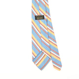 Back Detail of Vintage 1980's Trevira Striped Patterned Tie