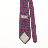 Back Detail of Vintage Geometric Patterned Tie