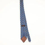 Back Back of Vintage 1990's Yves Saint Laurent Geometric Patterned Tie