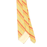 Back Back Detail of Vintage 1980's Striped Patterned Tie