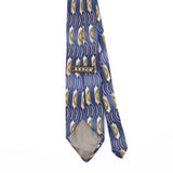 Back Back Detail of Vintage Ketch Geometric Patterned Tie