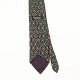 Back Back Detail of Vintage 1990's Christian Dior Circles Geometric Patterned Tie