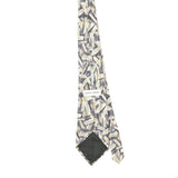 Back Back of Vintage 1990's Pierre Cardin Abstract Patterned Tie