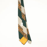 Back Back of Vintage 1970's Damon Striped Patterned Tie