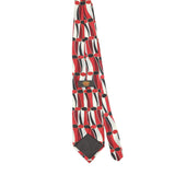 Back Back of Vintage 1990's Geometric Patterned Tie