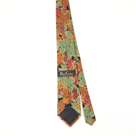 Back of Vintage 1980's Floral Patterned Tie