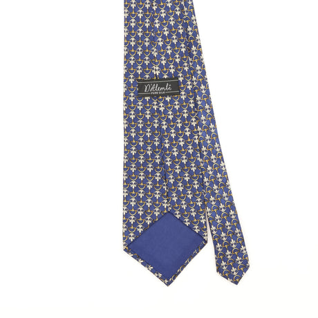 Back Detail of Vintage 1990's Geometric Patterned Tie