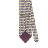 Back Detail of Vintage 1990's Croft & Barrow Geometric Patterned Tie