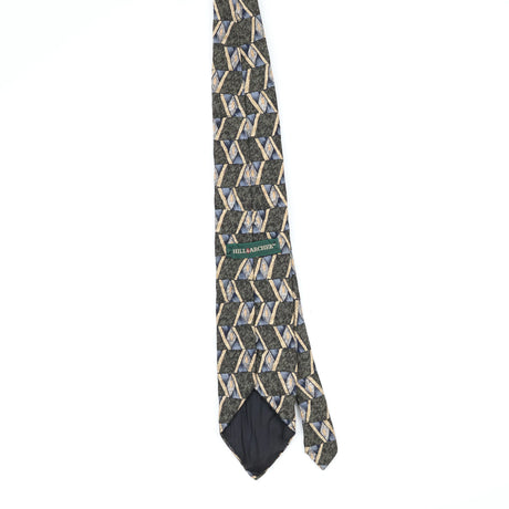 Back Back of Vintage 1990's Geometric Patterned Tie