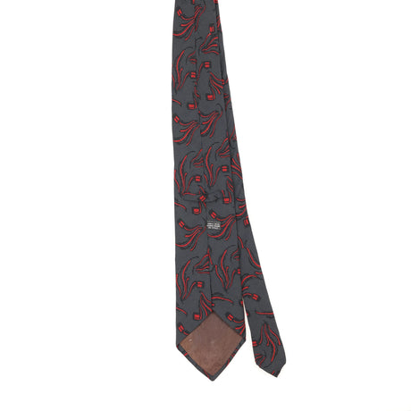Back Back of Vintage 1990's Abstract Patterned Tie