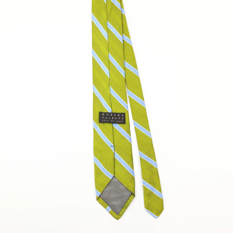 Back of Vintage 1990's Robert Talbott Best Of Class Striped Patterned Tie