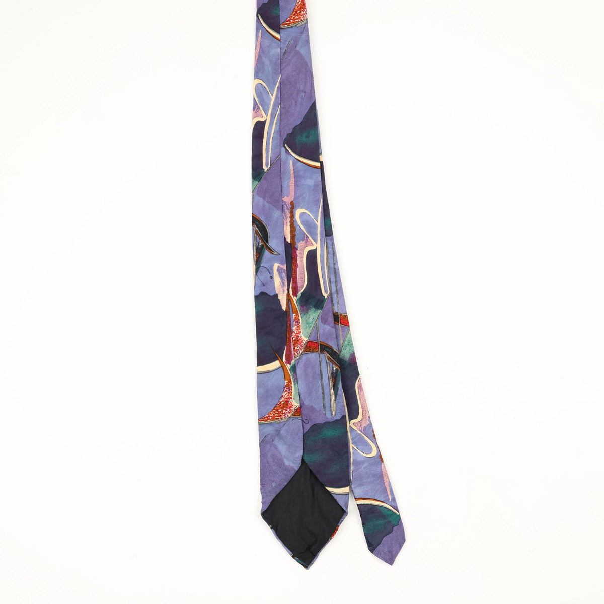 Back Back of Vintage 1990's Abstract Patterned Tie