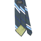 Back Back Detail of Vintage 1980's Louis Feraud Paris Striped Patterned Tie