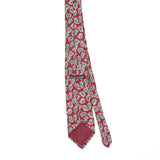 Back Back of Vintage 1990's Paisley Patterned Tie