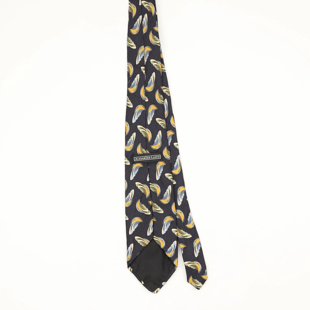 Back Back of Vintage 1990's Abstract Patterned Tie