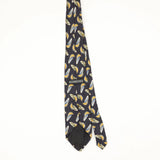 Back Back of Vintage 1990's Abstract Patterned Tie