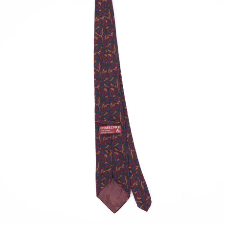 Back Back of Vintage 1990's Tie Rack Charleston Abstract Patterned Tie