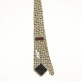 Back Back of Vintage 1990's Grateful Dead Early Morning Rain Geometric Patterned Tie