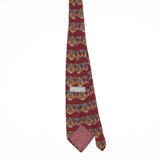Back Back of Vintage 1990's Christian Dior Floral Patterned Tie