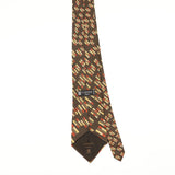 Back of Vintage 1980's Lanvin Geometric Patterned Tie