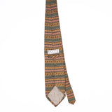 Back Back of Vintage 1990's Striped Patterned Tie