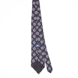Back Back of Vintage 1990's Stafford Foulard Geometric Patterned Tie