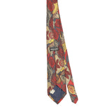 Back Back of Vintage 1980's Abstract Patterned Tie