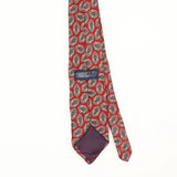 Back Back Detail of Vintage 1990's Lands' End Geometric Patterned Tie
